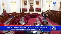 Pedro Castillo: congresistas critican acción de amparo presentada por el presidente