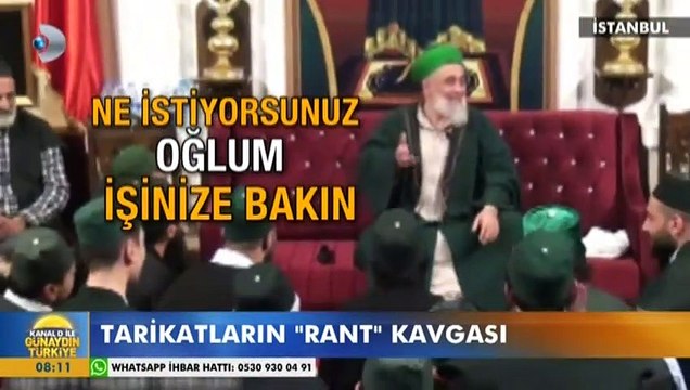 Tarikat liderleri birbirine girdi: Kimsin ulan sen?