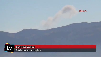 Cudi dağında operasyon başlatıldı
