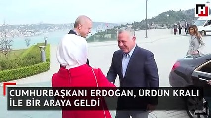 Cumhurbaşkanı Erdoğan, Ürdün Kralı ile bir araya geldi