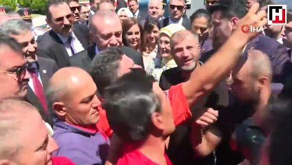 Cumhurbaşkanı Erdoğan Paraguay’da yaşayan Türklerle bir araya geldi
