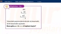 Temel Matematik - Temel kavramlar Çözümleme ve Dört İşlem Alıştırmalar : 14