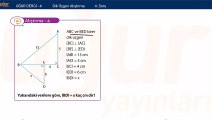 Geometri - Dik Üçgen Alıştırma Soru: 4