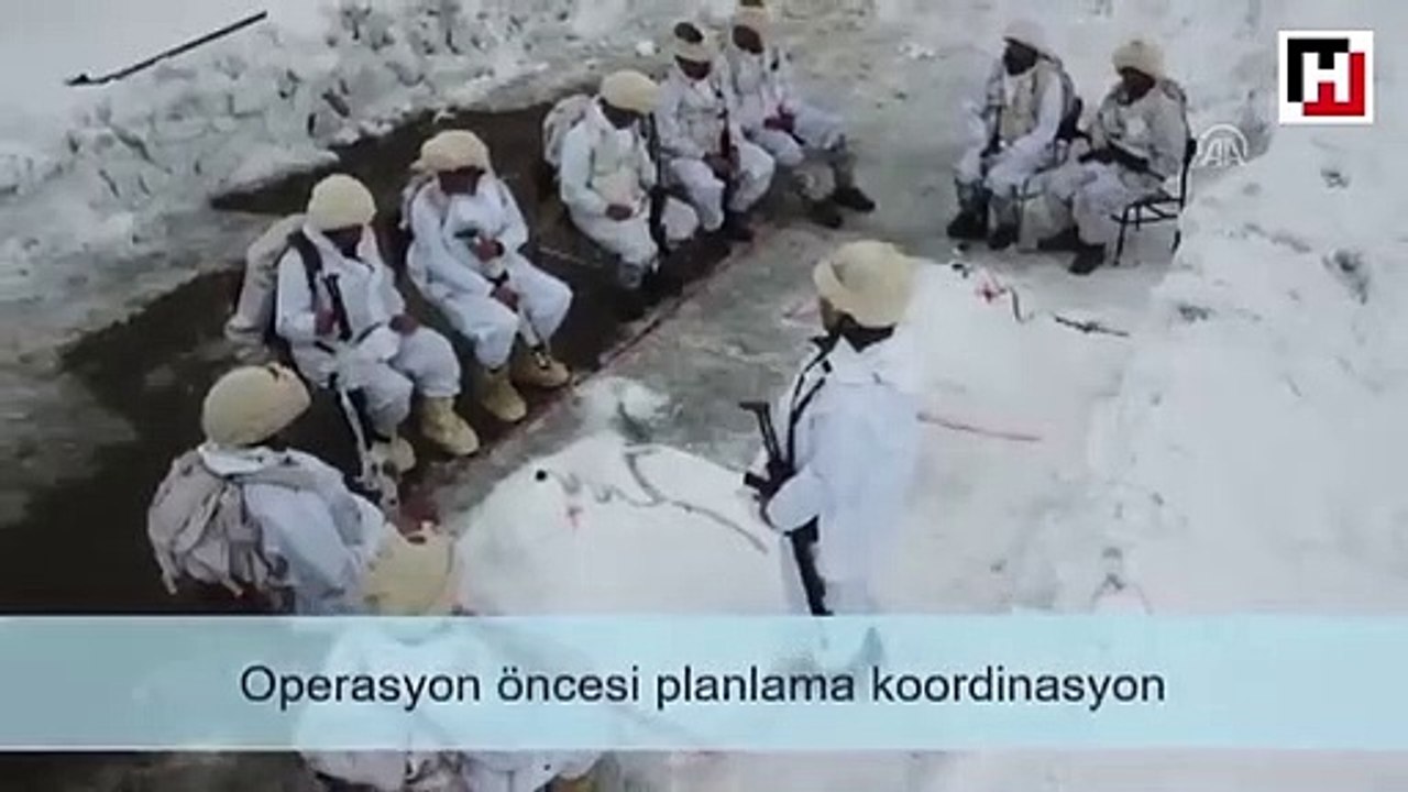 MSB komandoların karlı dağlarda yaptığı operasyonun videosunu paylaştı