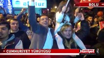 CUMHURİYET İÇİN YÜRÜDÜLER