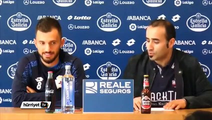Emre Çolak'ın İspanyolca cümleleri, gazetecileri kahkahaya boğdu
