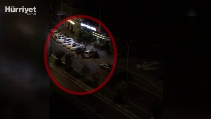 Kahramanmaraş'ta bir kadının sokakta darbedilmesi kamerada