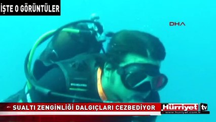 SUALTI ZENGİNLİĞİ DALGIÇLARI CEZBEDİYOR