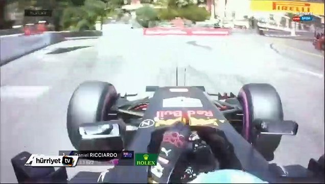 Ricciardo'nun Monaco'daki pole turu