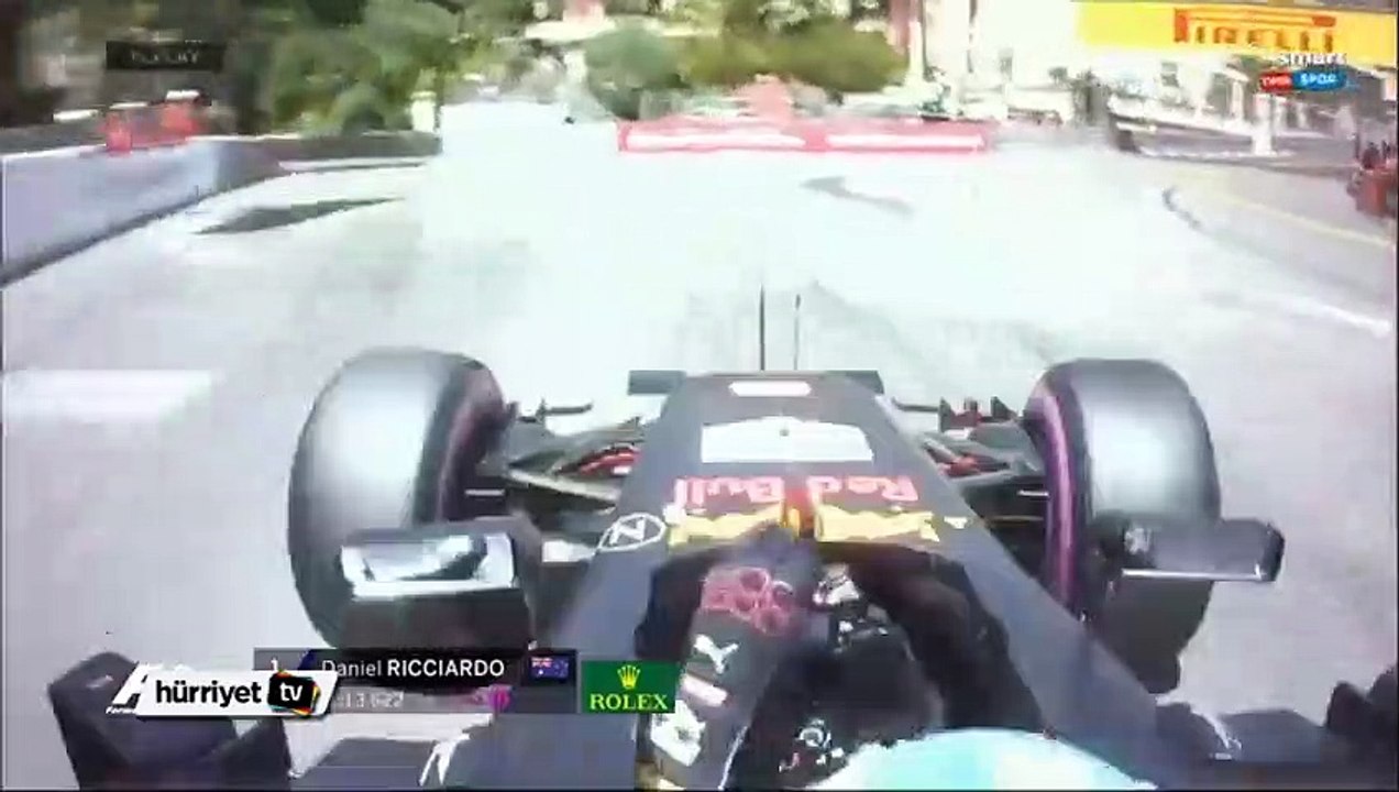 Ricciardo'nun Monaco'daki pole turu