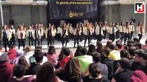 İEL’de danslı müzikli mezuniyet kutlaması