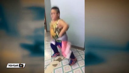 Küçük çocuğun muhteşem Justin Bieber performansı