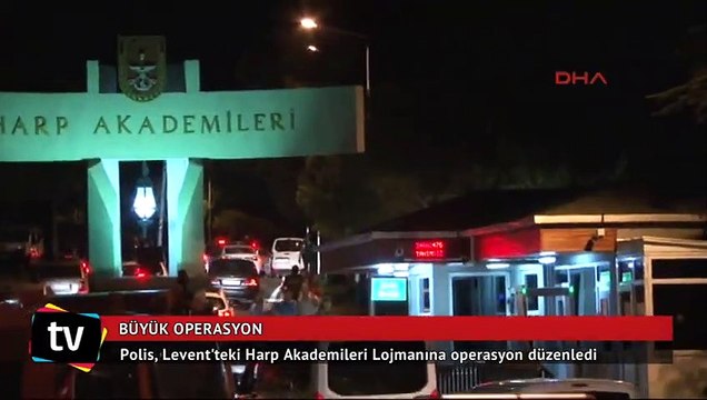Harp Akademileri lojmanlarına büyük operasyon!