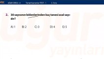 Temel Matematik - Temel Kavramlar Test 1 - Soru: 2