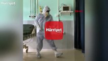 Hindistan'da koronavirüs yoğun bakımında doktorun dansı tepki çekti