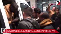 Yunanistan, kaçakları botlarla Türkiye'ye geri itti