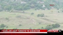 DAĞLARI AŞIP TÜRKİYE'YE SIĞINIYORLAR