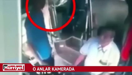 Otobüs şoförü kendisine saldıran genci öldüresiye dövdü