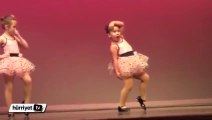 Küçük kızın dans performansı rekor kırdı