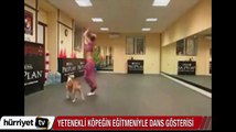 Köpeğin eğitmeniyle yaptığı dans izlenme rekorları kırdı