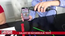 Samsung Galaxy S8 dayanıklılık testi