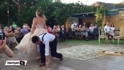 Sihirbaz damattan müthiş dans performansı