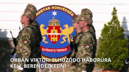 Orbán Viktor: el fog húzódni a háború, és erős katonaság nélkül elbukunk