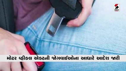 પાછળ બેઠેલાઓ માટે સીટ બેલ્ટ ફરજિયાત, 1 નવેમ્બરથી આ શહેરમાં કડક અમલ