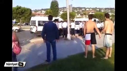 Zabıtadan meydan dayağı