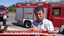 PENDİK SAHİLYOLU'NDA EHLİYETSİZ SÜRÜCÜ DEHŞETİ