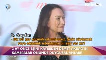 Demet Akbağ, gözyaşlarını tutamadı