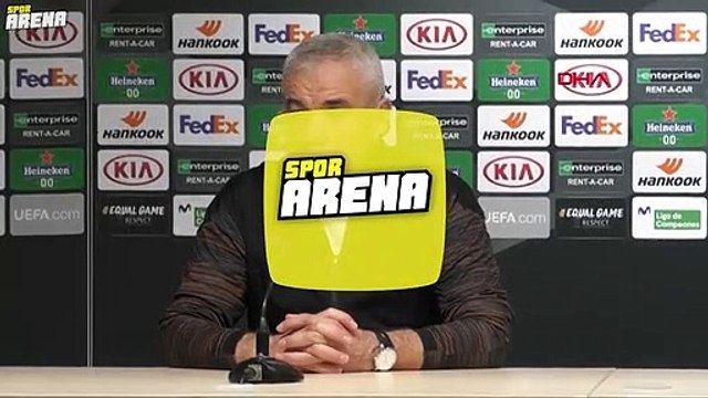 Rıza Çalımbay: Takımdan memnunum ancak yediğimiz gollerden memnun değilim