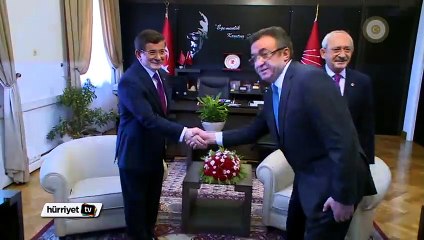 Davutoğlu ile Kılıçdaroğlu buluştu