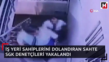İş yeri sahiplerini dolandıran sahte SGK denetçileri yakalandı