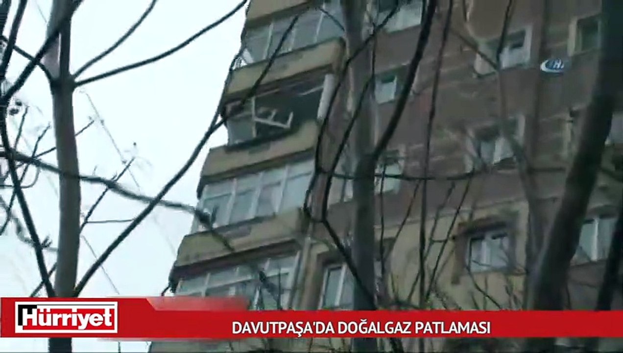 Davutpaşa'da doğalgaz patlaması