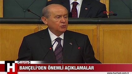 DEVLET BAHÇELİ'DEN SERT SÖZLER