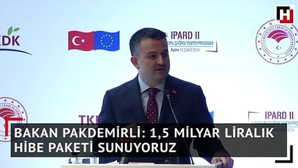 Télécharger la video: Bakan Pakdemirli: 1,5 milyar liralık hibe paketi sunuyoruz