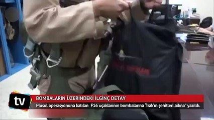 Bombaların üzerindeki ilginç detay