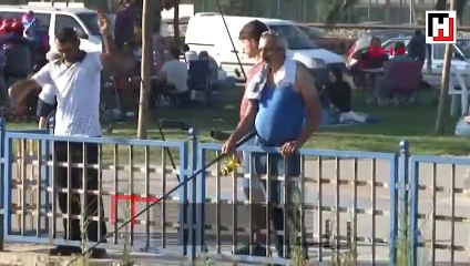 İstanbul’da sıcak havada bunalanlar sahillere akın etti