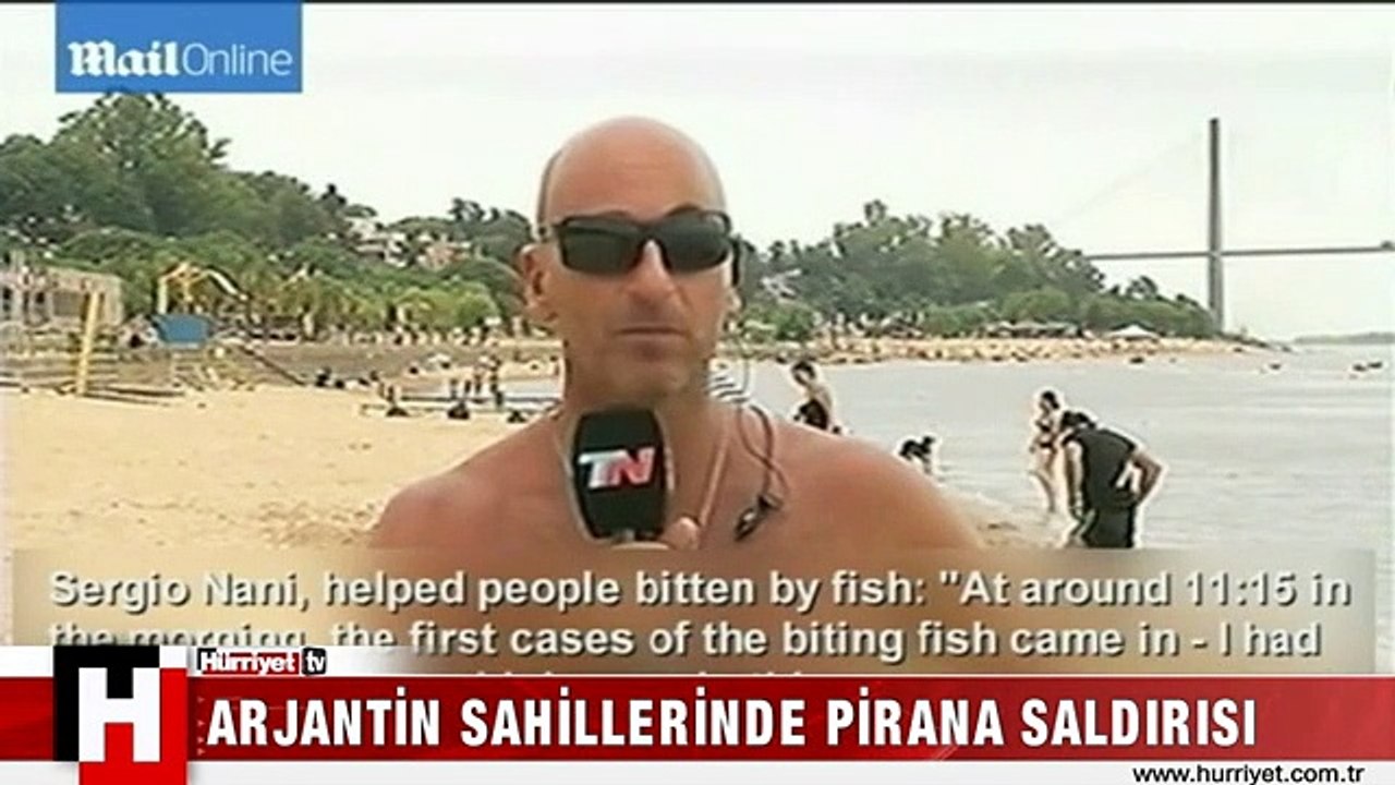 NEHİRDE PİRANA DEHŞETİ