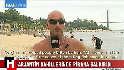 NEHİRDE PİRANA DEHŞETİ