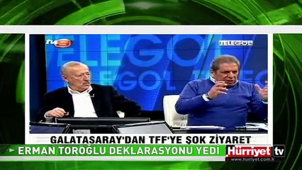 ERMAN TOROĞLU CANLI YAYINDA KAĞIT YEDİ