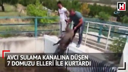 Elleriyle tek tek yakalayıp kurtardı