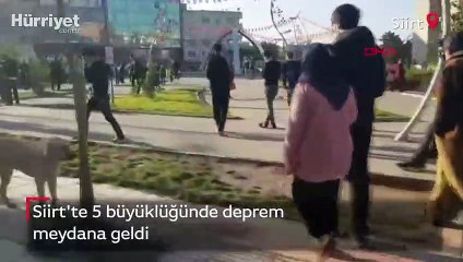 Son dakika haberi: Siirt'te 5 büyüklüğünde deprem! İlk görüntüler