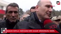 Bakan Soylu: Herhangi bir hasar sözkonusu değil