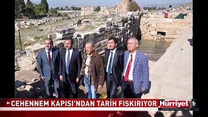 DENİZLİ CEHENNEM KAPISI'NDAN TARİH FIŞKIRIYOR