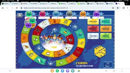Gioco dell'oca su valori u.e.