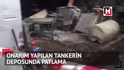 Sanayi sitesinde patlama! Yaralılar var