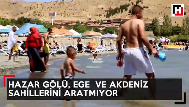 Hazar Gölü, Akdeniz ve Ege sahillerini aratmıyor