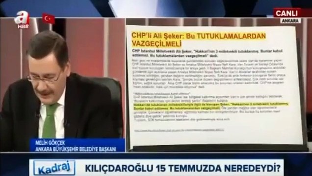 Melih Gökçek'ten Deniz Baykal iddiası